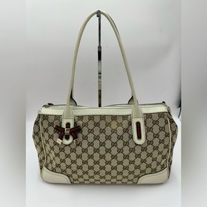 GUCCI Princy GG Canvas Tote